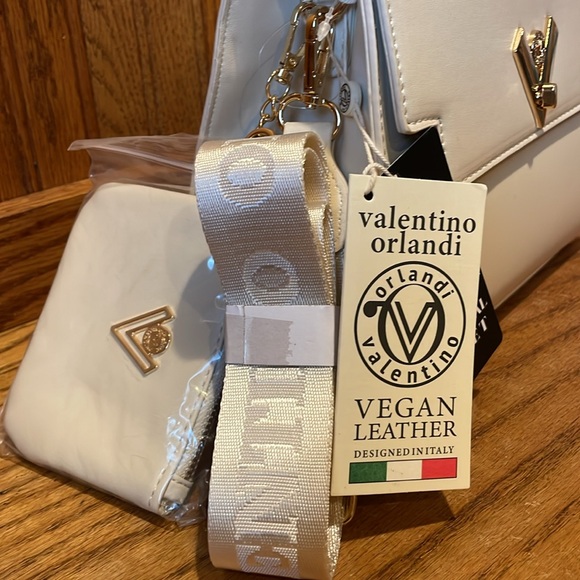 Valentino Orlandi Satchel Vegan Leather Handbag - Picture 2 of 11